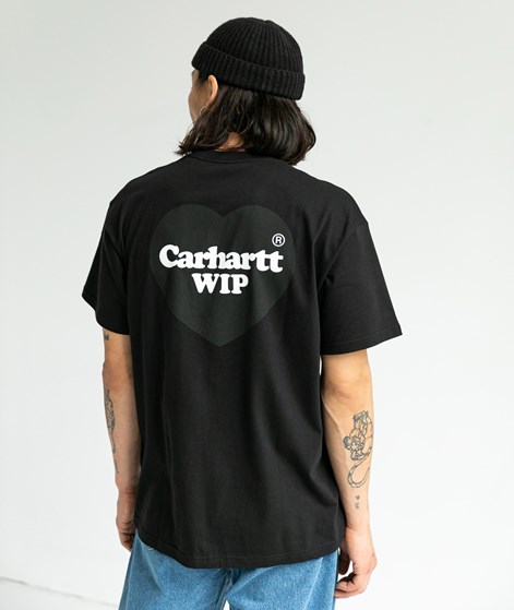 CARHARTT WIP S/S Double Heart T-Shirt Schwarz