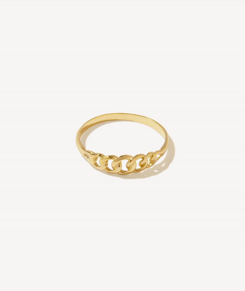 FLAWED Holly Ring Gold