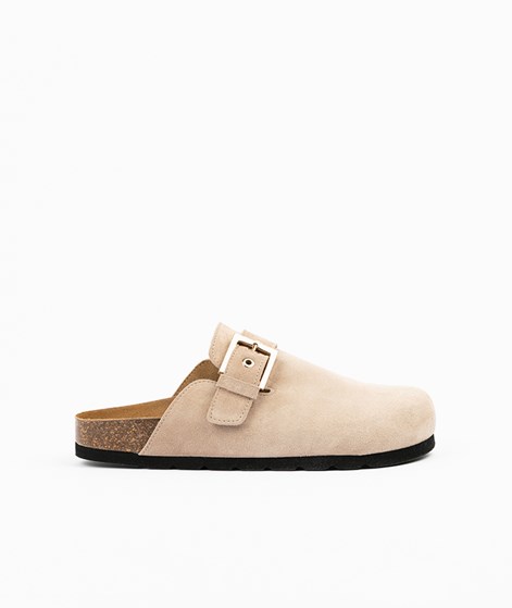 ALOHAS Cozy Suede Slipper Beige
