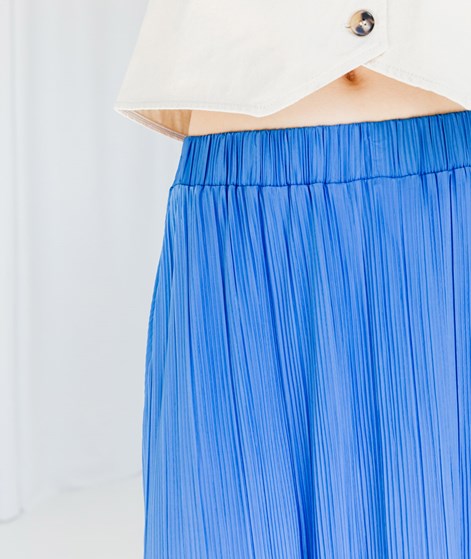 SELECTED FEMME SLFSimsa Midi Plisse Rock Blau