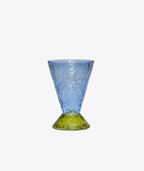 HÜBSCH Abyss Vase  blau