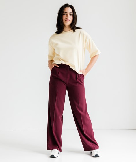 SELECTED FEMME SLFTinni Wide Hose Bordeaux