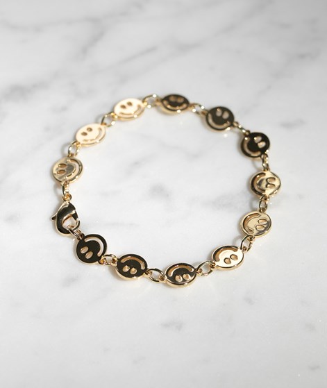 EBBA Armband Smiley Gold