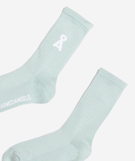 ARMEDANGELS Saamu Bold Socken Gr. 36-46 Grn