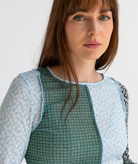 LEVI`S Pieced Secondskin Longsleeve gemustert