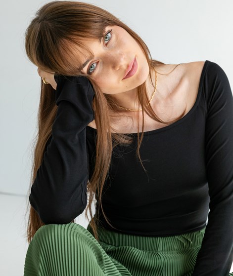 KAUF DICH GLCKLICH Longsleeve Schwarz