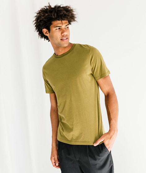 KAUF DICH GLÜCKLICH T-Shirt Olive Grün aus Bio-Baumwolle