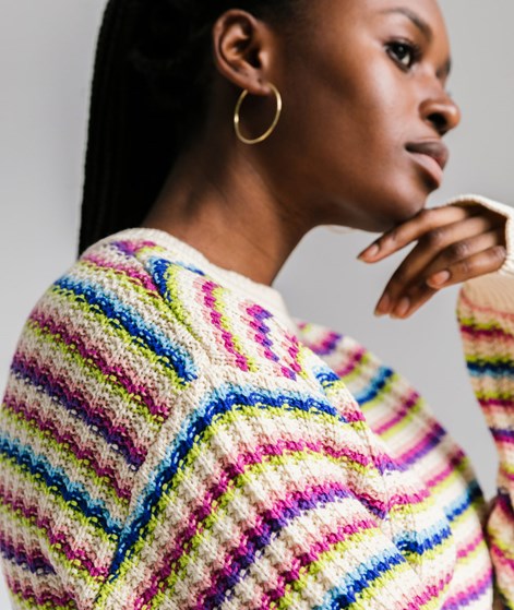 YAS YASBoogie Pullover gemustert