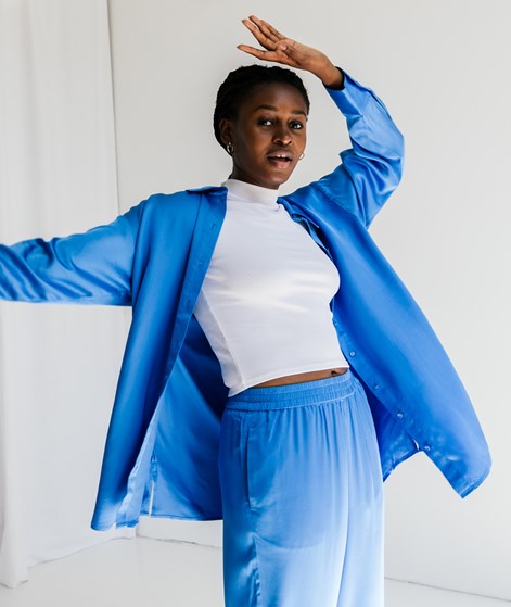SELECTED FEMME SLFThea Bluse Blau