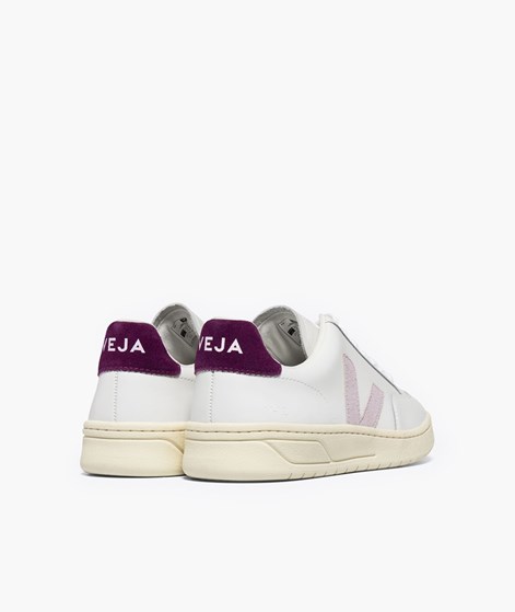 VEJA V-12 Sneaker Wei/Lila