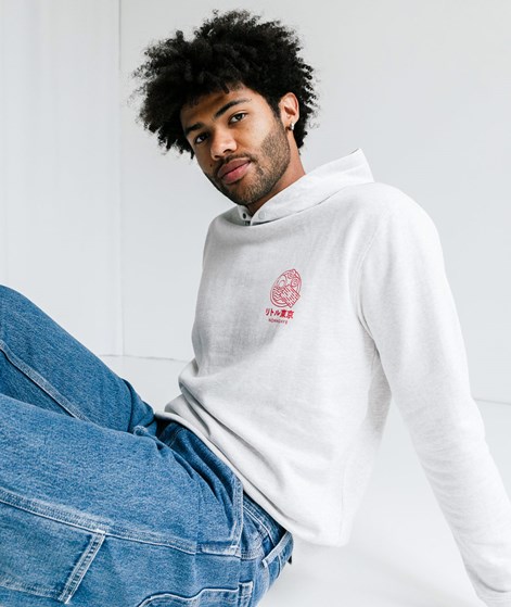 NOWADAYS Ramen Print Hoodie Grau