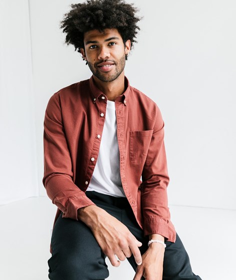 SELECTED HOMME SLHRegrick-Overdyed Shirt Rot