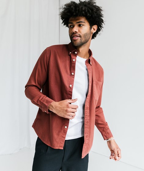 SELECTED HOMME SLHRegrick-Overdyed Shirt Rot
