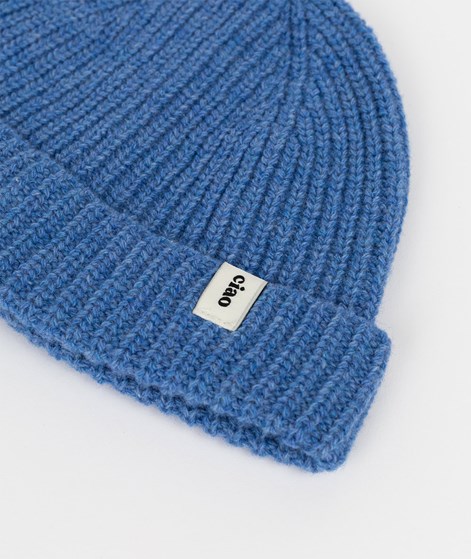 KAUF DICH GLCKLICH Mtze Melange Blau