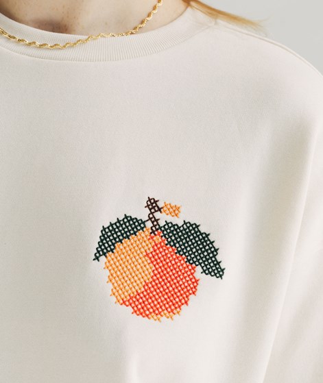ARMEDANGELS Aarin Fruit Embro Sweater Creme