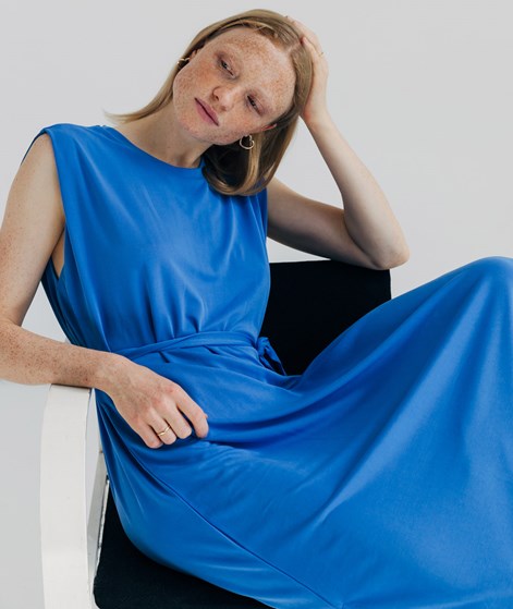 MOSS COPENHAGEN MSCHBirdia Lynette Kleid Blau