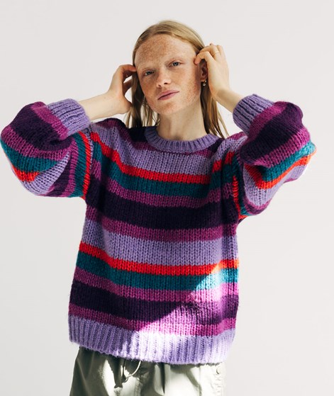 VILA VIAksina New Stripe Knit Pullover gemustert