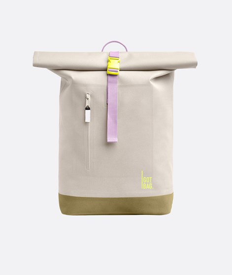 GOT BAG Rolltop Lite Rucksack Beige