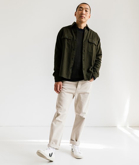 SELECTED HOMME SLHLoosemason-Twill Overshirt Grn