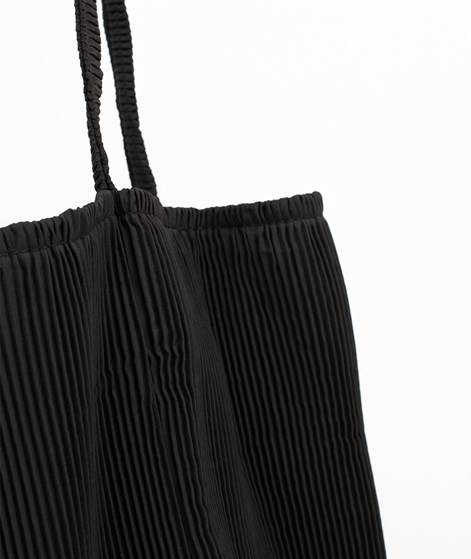 YUKU Plissee Shopper Schwarz