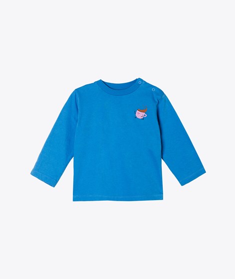 KAUF DICH GLCKLICH KIDS Longsleeve Blau aus Bio-Baumwolle