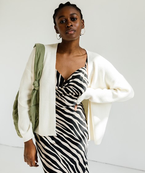 SELECTED FEMME SLFHilma LS Knit Cardigan Wei