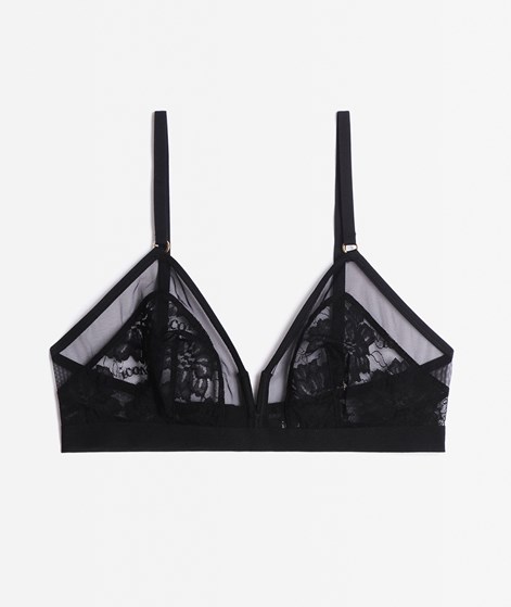 ICONE Bettina Triangle Bralette Schwarz