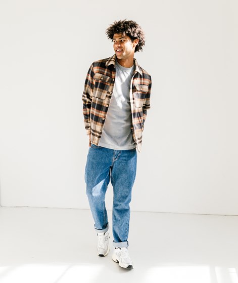 REVOLUTION Lined Overshirt mehrfarbig