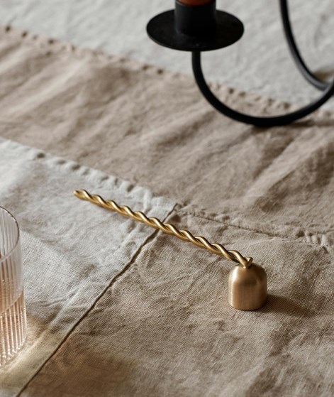 FERM LIVING Twist Kerzenlscher Gold