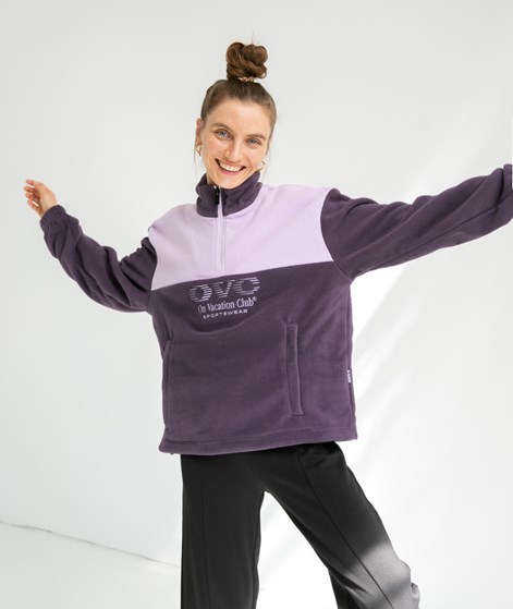 ON VACATION OVC Polar Fleece Sweater Lila