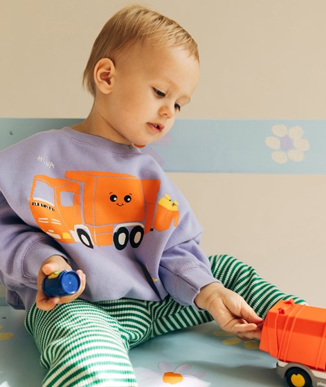 KDG X JULIA KNRNSCHILD KIDS Sweater Lavendel aus Bio-Baumwolle