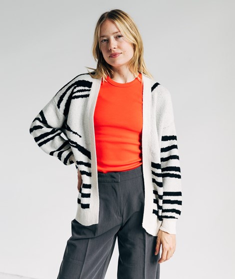VILA VIAlira New Open Knit Cardigan gemustert