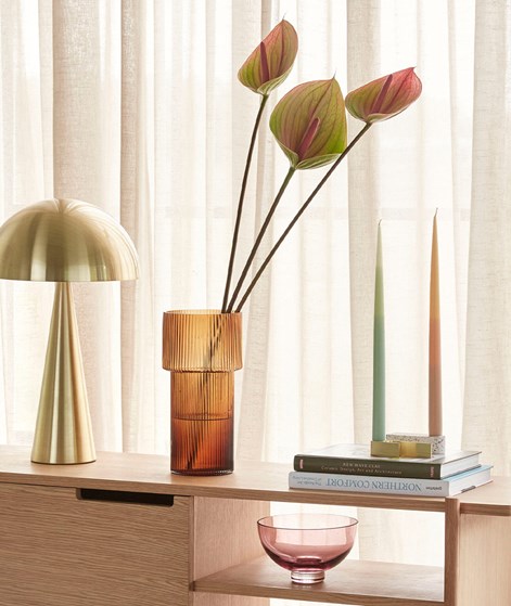 HBSCH Ripple Vase Braun