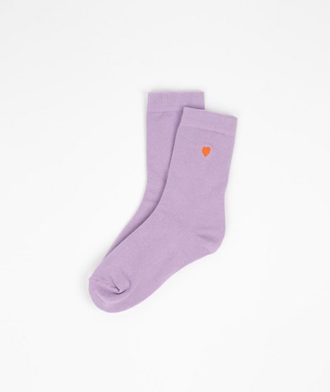 KAUF DICH GLCKLICH Socken Heart Lila