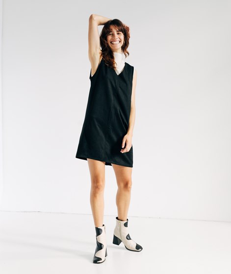 VILA VISudas V-Neck Kleid Schwarz