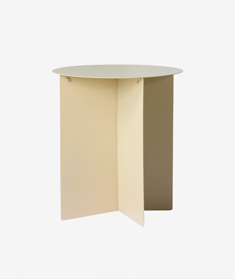 HKLIVING Metall Beistelltisch (40x45) Beige