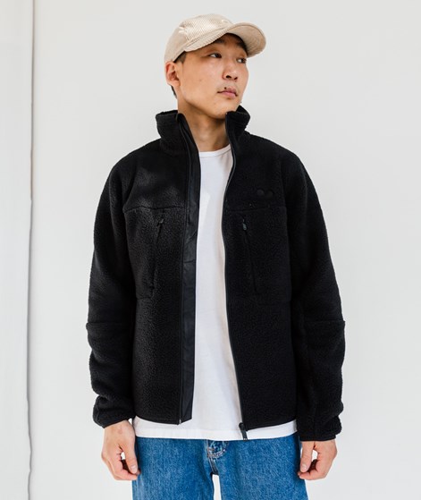 PINQPONQ Fleece Jacke Schwarz