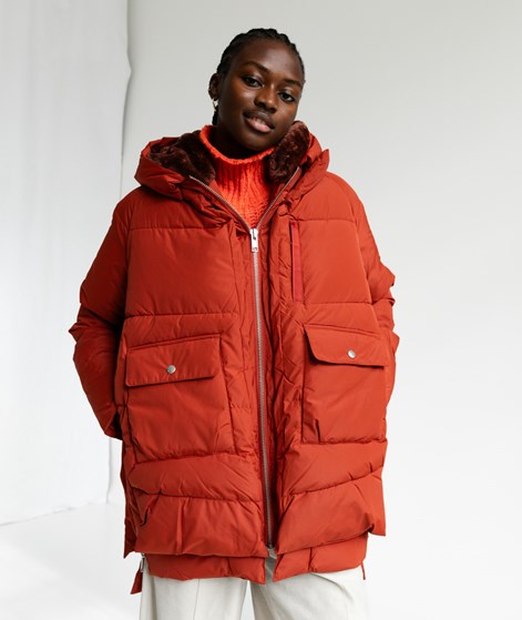 EMBASSY Lyndon Puffer Wintermantel Rot