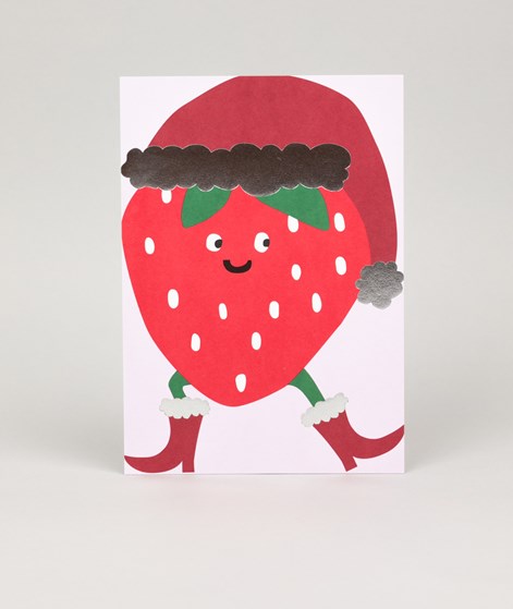 KAUF DICH GLÜCKLICH Postkarte Berry Christmas mehrfarbig