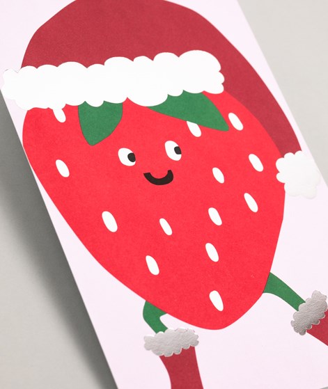 KAUF DICH GLÜCKLICH Postkarte Berry Christmas mehrfarbig
