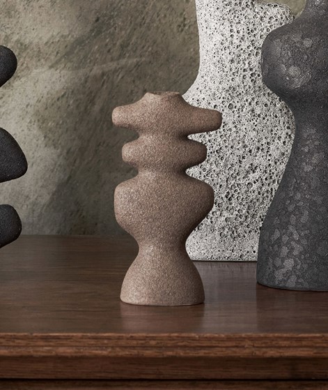 FERM LIVING Yara Kerzenhalter Braun