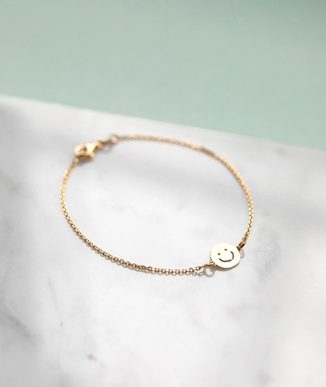 AUF DICH GLCKLICH Armband Gold