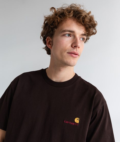 CARHARTT WIP S/S American Script T-Shirt Braun