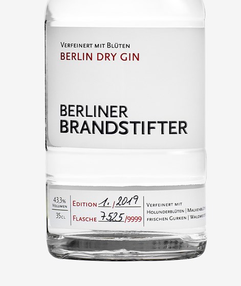 BRANDSTIFTER Berlin Dry Gin 0.35 farblos
