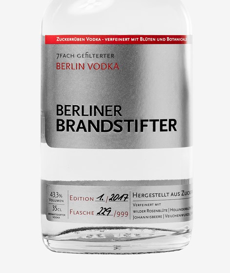 BRANDSTIFTER Berlin Vodka 0.35 farblos