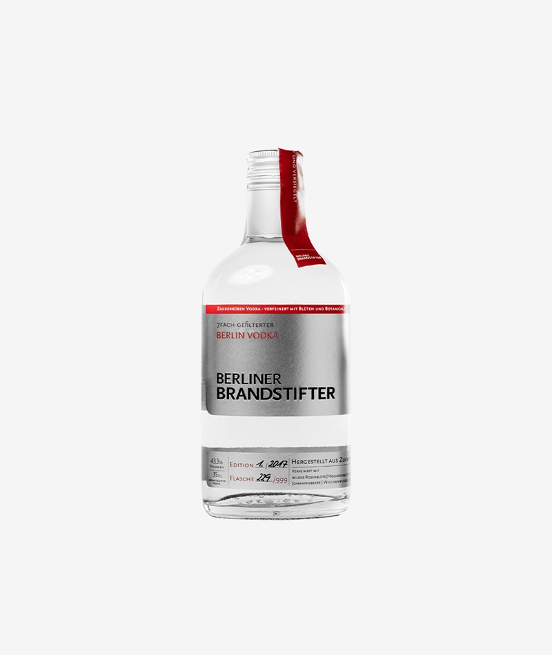 BRANDSTIFTER Berlin Vodka 0.35 farblos