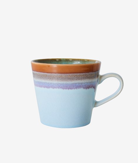 HKLIVING 70s Ceramics: Cappuccino Tasse mehrfarbig