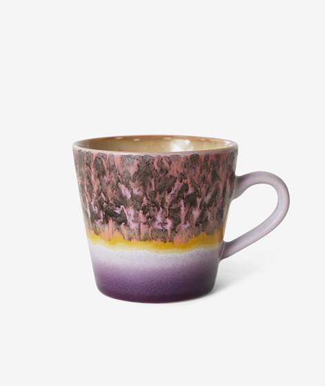 HKLIVING 70s Ceramics: Cappuccino Tasse mehrfarbig