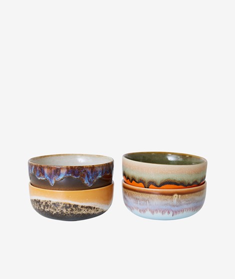 HKLIVING 70S Ceramics: Tapas Schale mehrfarbig
