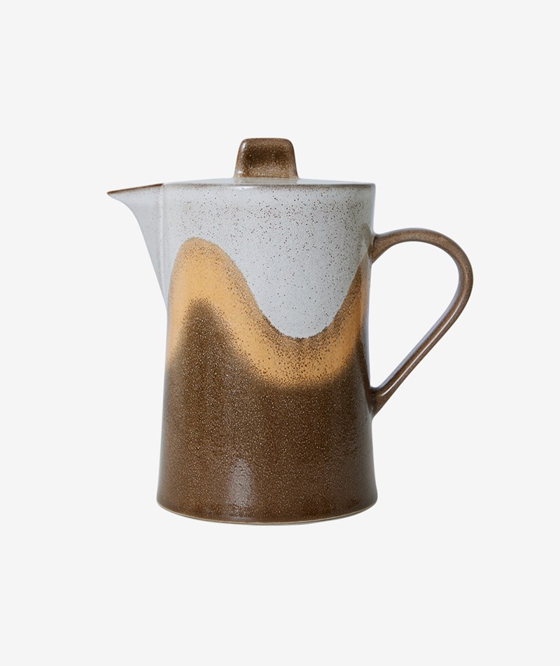 HKLIVING 70s Ceramics: Tea Pot Teekanne mehrfarbig